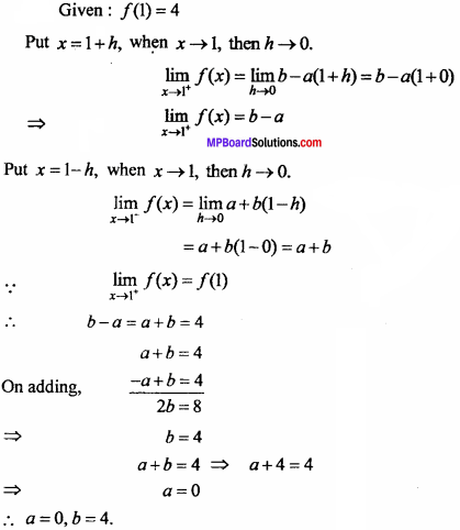 MP Board Class 11th Maths Important Questions Chapter 13 Limits and Derivatives 26