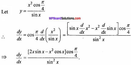 MP Board Class 11th Maths Important Questions Chapter 13 Limits and Derivatives 40