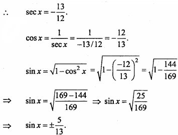 MP Board Class 11th Maths Important Questions Chapter 3 Trigonometric Functions 30