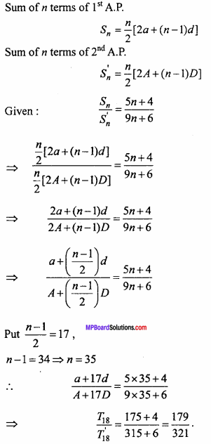 MP Board Class 11th Maths Important Questions Chapter 9 Sequences and Series 16