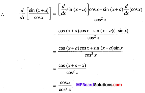 MP Board Class 11th Maths Solutions Chapter 13 सीमा और अवकलज विविध प्रश्नावली img-23