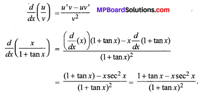 MP Board Class 11th Maths Solutions Chapter 13 सीमा और अवकलज विविध प्रश्नावली img-31