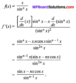 MP Board Class 11th Maths Solutions Chapter 13 सीमा और अवकलज विविध प्रश्नावली img-33