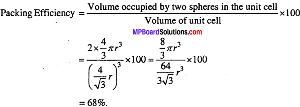 MP Board Class 12th Chemistry Solutions Chapter 1 The Solid State - 7