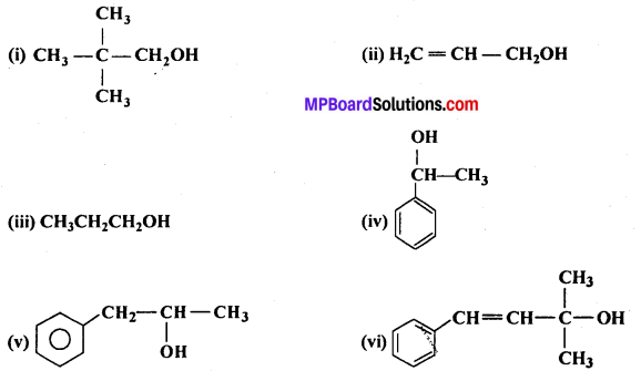 MP Board Class 12th Chemistry Solutions Chapter 11 ऐल्कोहॉल, फीनॉल तथा ईथर - 1