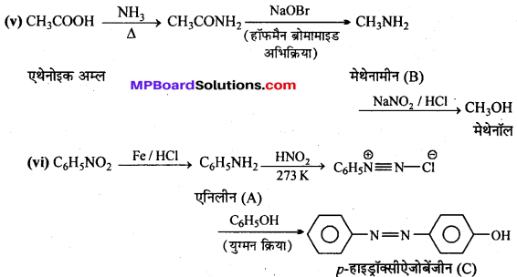 MP Board Class 12th Chemistry Solutions Chapter 13 ऐमीन - 39