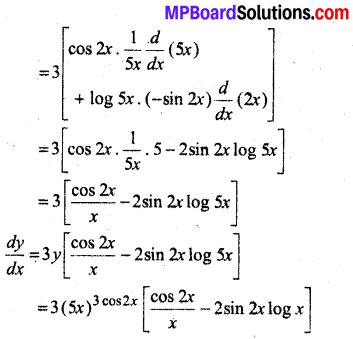 MP Board Class 12th Maths Book Solutions Chapter 5 सांतत्य तथा अवकलनीयता विविध प्रश्नावली img 3
