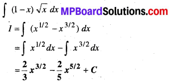 MP Board Class 12th Maths Book Solutions Chapter 7 समाकलन Ex 7.1 img 16