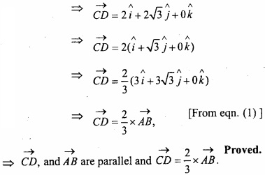 MP Board Class 12th Maths Important Questions Chapter 10 Vector Algebra img 32a