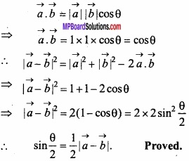 MP Board Class 12th Maths Important Questions Chapter 10 Vector Algebra img 48