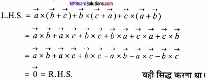 MP Board Class 12th Maths Important Questions Chapter 10 सदिश बीजगणित img 21