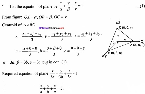 MP Board Class 12th Maths Important Questions Chapter 11 Three Dimensional Geometry IMG 12