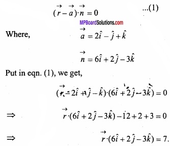 MP Board Class 12th Maths Important Questions Chapter 11 Three Dimensional Geometry IMG 21