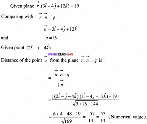 MP Board Class 12th Maths Important Questions Chapter 11 Three Dimensional Geometry IMG 24