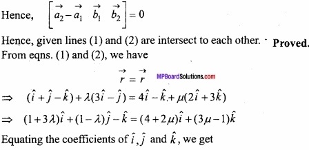 MP Board Class 12th Maths Important Questions Chapter 11 Three Dimensional Geometry IMG 35a