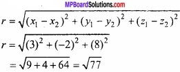 MP Board Class 12th Maths Important Questions Chapter 11 त्रि-विमीय ज्यामिति img 3