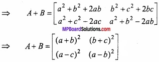 MP Board Class 12th Maths Important Questions Chapter 3 आव्यूह img 2