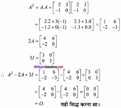 MP Board Class 12th Maths Important Questions Chapter 3 आव्यूह img 26