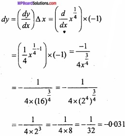 MP Board Class 12th Maths Important Questions Chapter 6 Application of Derivatives img 34