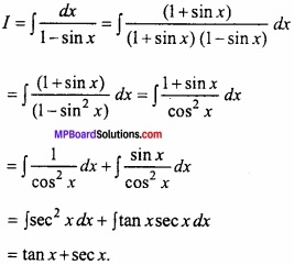 MP Board Class 12th Maths Important Questions Chapter 7 समाकलन img 14