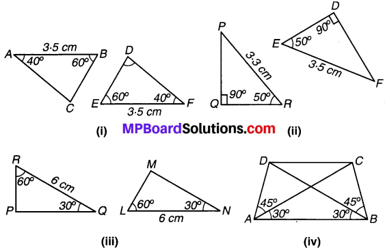MP Board Class 7th Maths Solutions Chapter 7 त्रिभुजों की सर्वांगसमता Ex 7.1 image 9