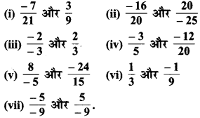 MP Board Class 7th Maths Solutions Chapter 9 परिमेय संख्याएँ Ex 9.1 ...