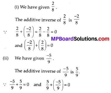 MP Board Class 8th Maths Chapter 1 Rational Numbers Ex 1.1 5