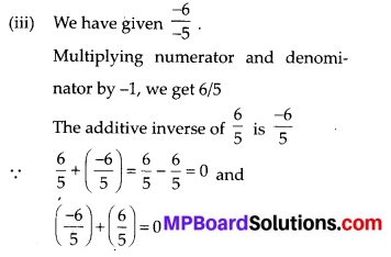 MP Board Class 8th Maths Chapter 1 Rational Numbers Ex 1.1 6