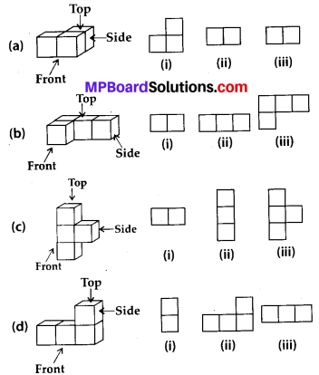 MP Board Class 8th Maths Solutions Chapter 10 Visualizing Solid Shapes Ex 10.1 5