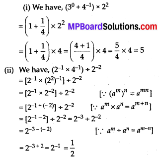 MP Board Class 8th Maths Solutions Chapter 12 Exponents and Powers Ex 12.1 6