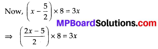 MP Board Class 8th Maths Solutions Chapter 2 Linear Equations in One Variable Ex 2.4 1