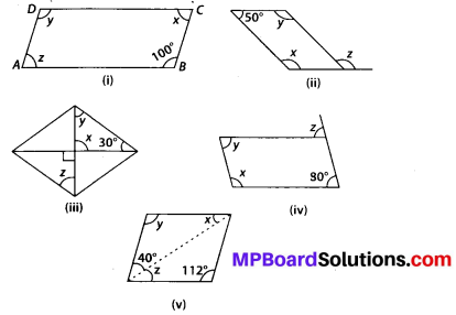 MP Board Class 8th Maths Solutions Chapter 3 Understanding Quadrilaterals Ex 3.3 2