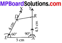 MP Board Class 8th Maths Solutions Chapter 4 Practical Geometry Ex 4.4 1