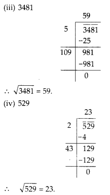 MP Board Class 8th Maths Solutions Chapter 6 Square and Square Roots Ex 6.4 2
