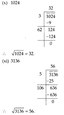 MP Board Class 8th Maths Solutions Chapter 6 Square and Square Roots Ex 6.4 6