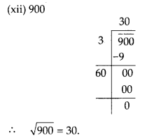 MP Board Class 8th Maths Solutions Chapter 6 Square and Square Roots Ex 6.4 7