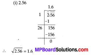 MP Board Class 8th Maths Solutions Chapter 6 Square and Square Roots Ex 6.4 8