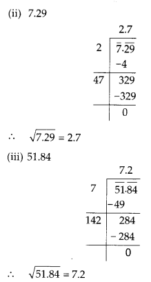 MP Board Class 8th Maths Solutions Chapter 6 Square and Square Roots Ex 6.4 9