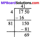MP Board Class 8th Maths Solutions Chapter 6 वर्ग और वर्गमूल Ex 6.4 img-16