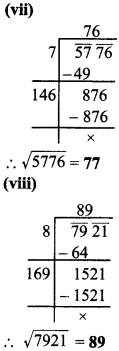 MP Board Class 8th Maths Solutions Chapter 6 वर्ग और वर्गमूल Ex 6.4 img-4