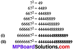 MP Board Class 8th Maths Solutions Chapter 6 वर्ग और वर्गमूल Intext Questions img-6