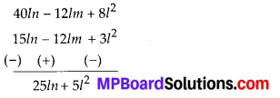 MP Board Class 8th Maths Solutions Chapter 9 Algebraic Expressions and Identities Ex 9.3 5