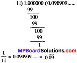 MP Board Class 9th Maths Solutions Chapter 1 Number Systems Ex 1.3 img-1