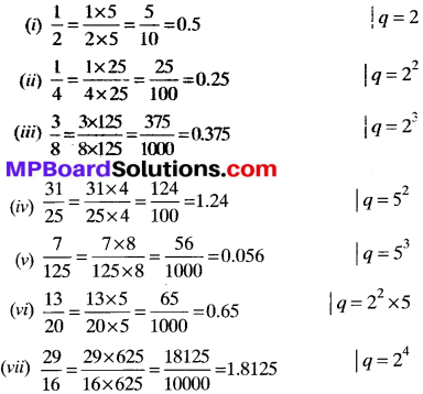 MP Board Class 9th Maths Solutions Chapter 1 Number Systems Ex 1.3 img-8