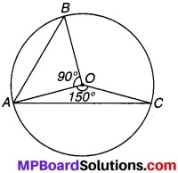 MP Board Class 9th Maths Solutions Chapter 10 वृत्त Additional Questions 7