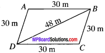 MP Board Class 9th Maths Solutions Chapter 12 Heron’s Formula Ex 12.2 img-8