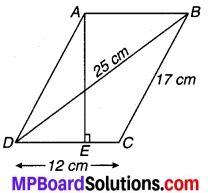 MP Board Class 9th Maths Solutions Chapter 12 हीरोन का सूत्र Additional Questions 7