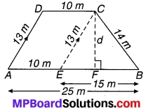 MP Board Class 9th Maths Solutions Chapter 12 हीरोन का सूत्र Ex 12.2 9