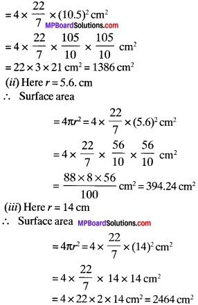 MP Board Class 9th Maths Solutions Chapter 13 Surface Areas and Volumes Ex 13.4 img-1