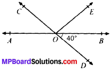 MP Board Class 9th Maths Solutions Chapter 6 Lines and Angles Ex 6.1 img-1